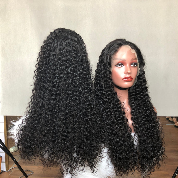 13x4 Lace Frontal Wig Super Double Drawn Amazing Curl