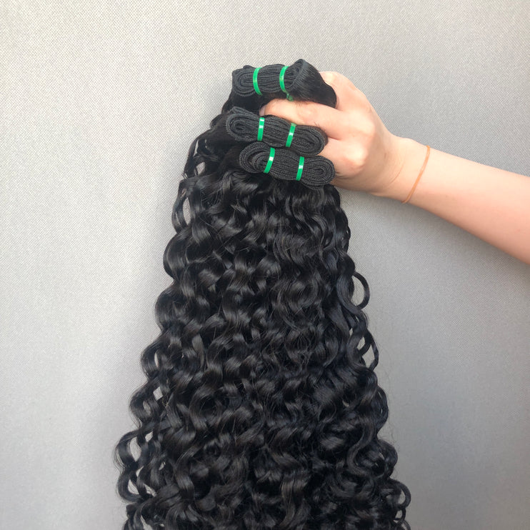 Double Drawn Virgin Vietnam Hair Amazing Curly Hair Bundles