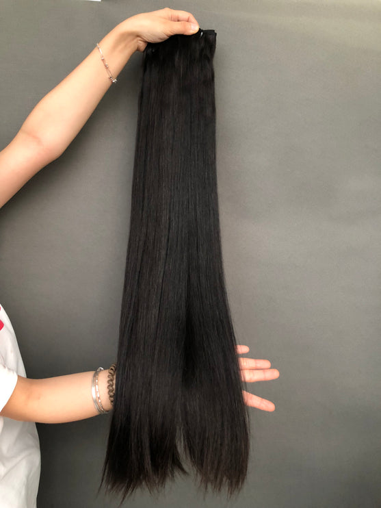 Very Silky and Soft Super Double Drawn Bone Straight Hair