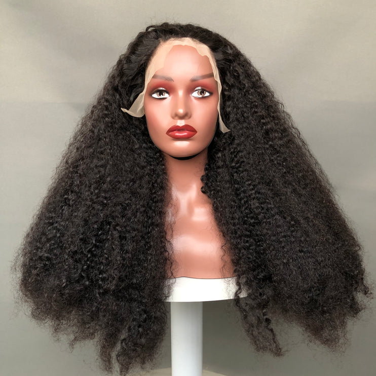 13x4 Lace Frontal Wig Super Double Drawn French Curl