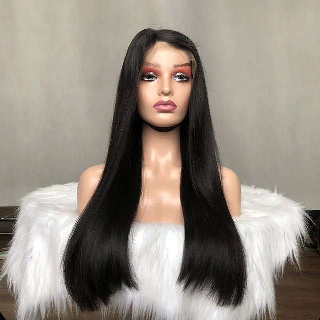 13x4 Lace Frontal Wig Super Double Drawn Bone Straight