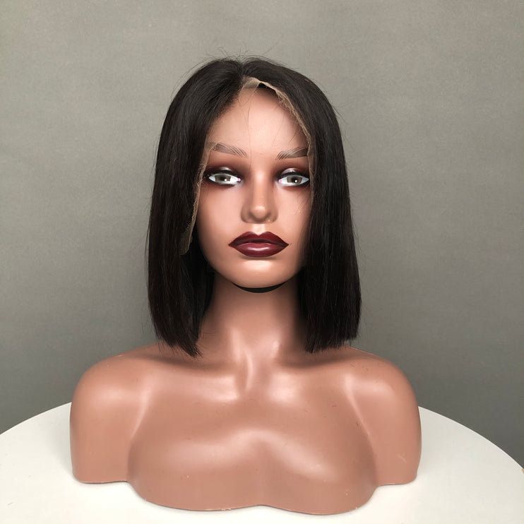 13x4 HD Lace Frontal Wig Super Double Drawn Bob Wig 10inch