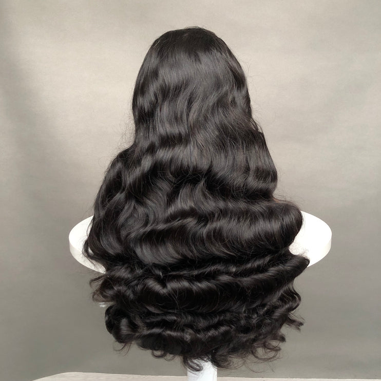 13x4 Lace Frontal Wig Factory Bouncy Wave Full Density