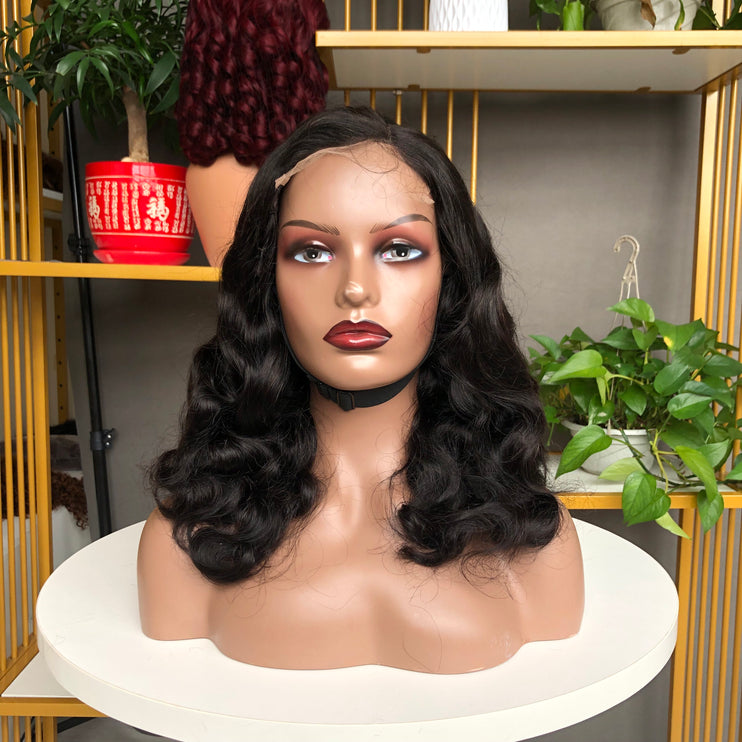 5x5 HD Factory Lace Closure Wig Bouncy Wave