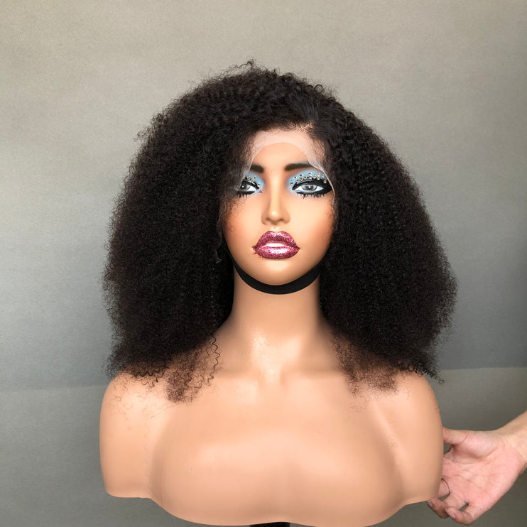 13x4 Lace Frontal Factory Wig Afro Kinky