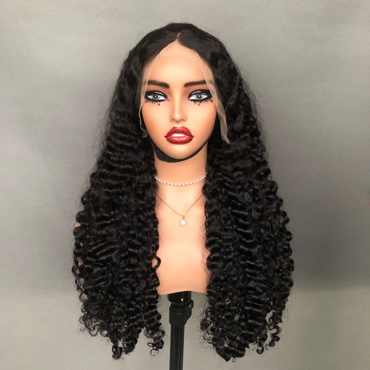 13x4 Lace Frontal Wig Factory Burmese Curl Full Density