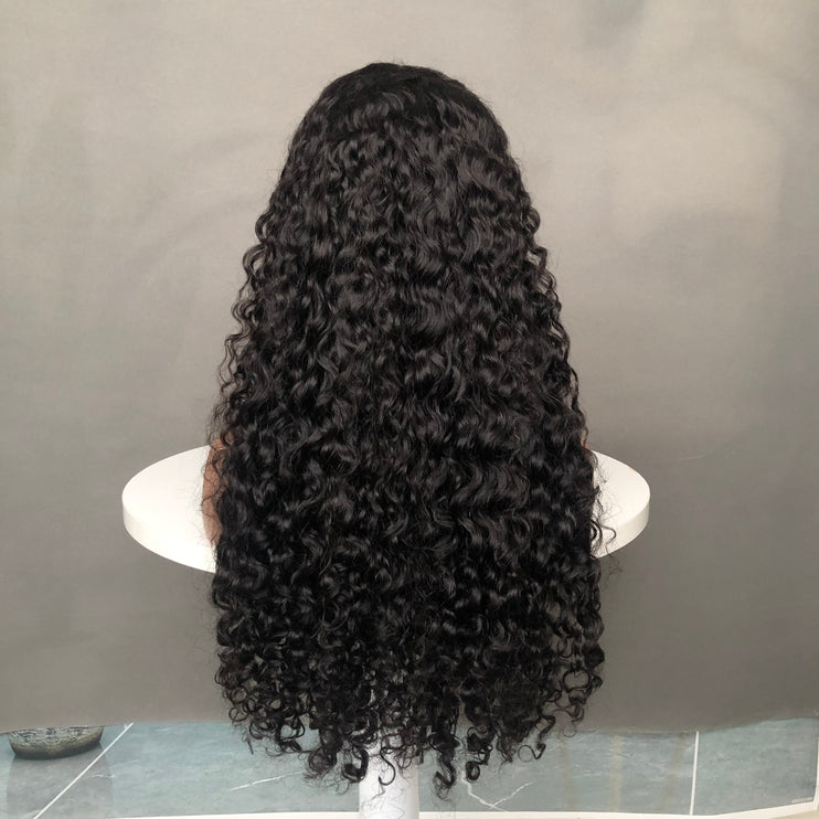 13x4 Lace Frontal Wig Ear To Ear Amazing Curl Natural Color