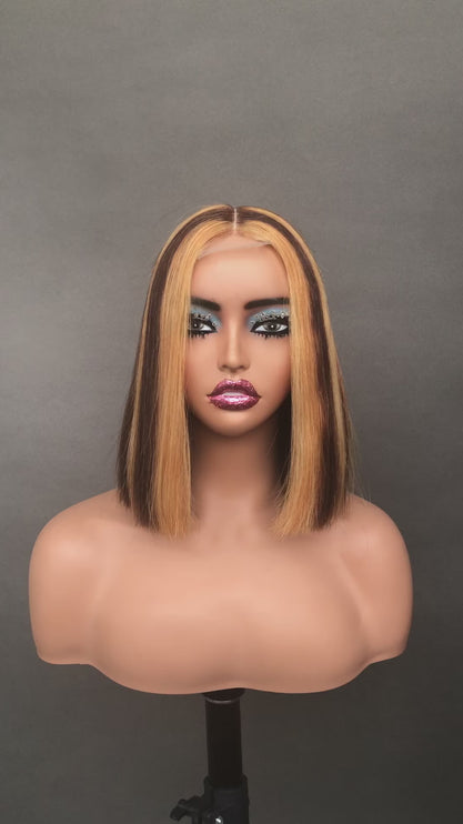 2x6 Kim K Bob Wig Different Color