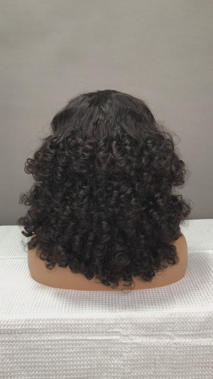 Virgin Supper Double Drawn Spring Style 4x4 Lace Closure Wig