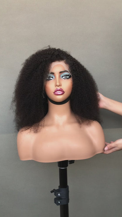 13x4 Lace Frontal Factory Wig Afro Kinky